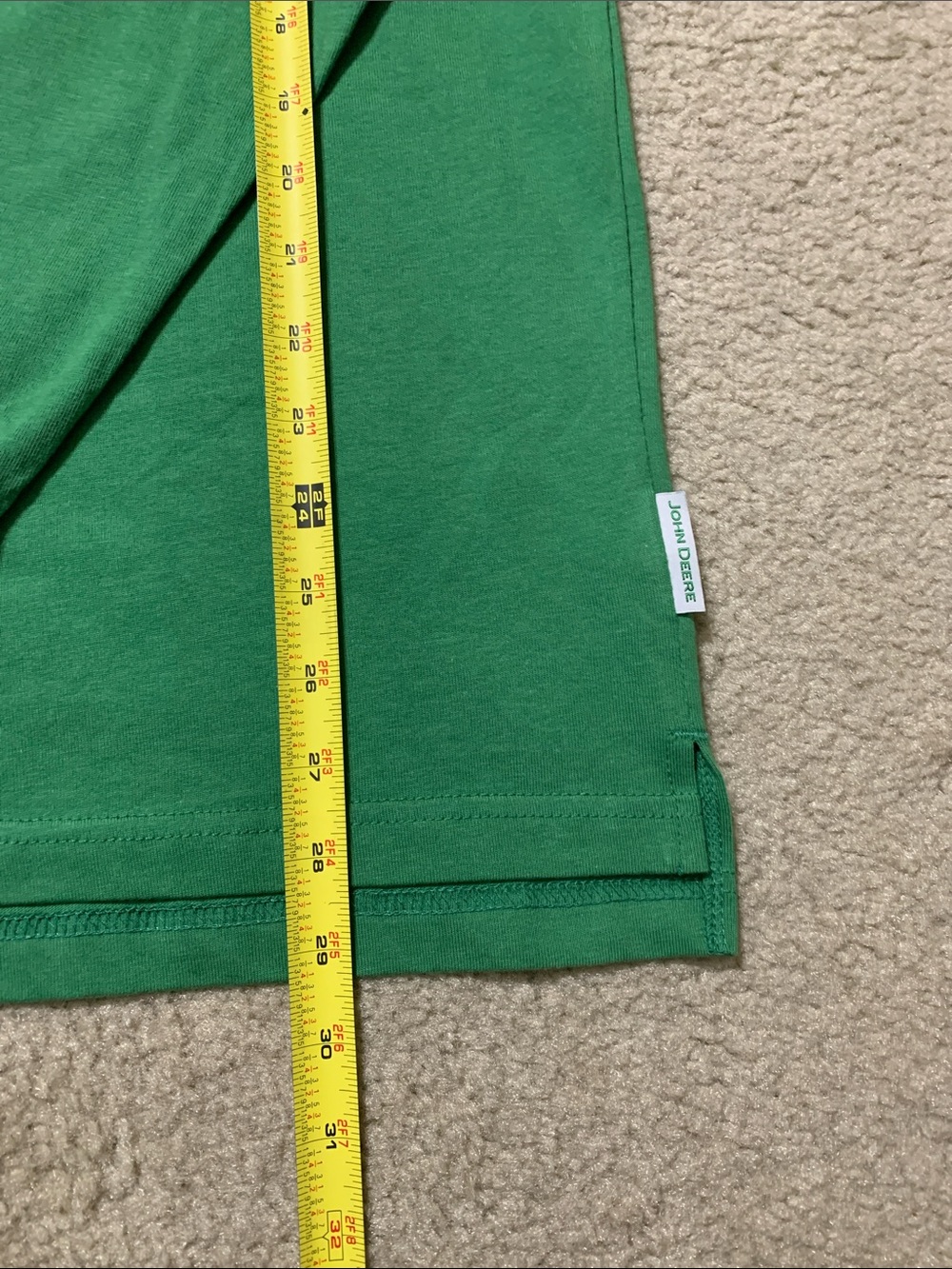 John Deere Green Long Sleeve Shirt with Logo - Picture 4 of 7